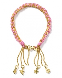 Play up your free spirited side with this woven 22-karat gold vermeil bracelet from Good Charma. Effortless and on-trend, it's a charming addition to your bracelet stack.