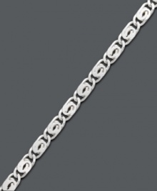 Polished silver will standout against sun-kissed legs. Giani Bernini's chic anklet features a scrolling design in polished sterling silver. Approximate length: 9 inches.