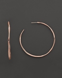 From the Rosé collection, #4 hoop earrings. Designed by Ippolita. From the Rosé collection, #4 hoop earrings. Designed by Ippolita.