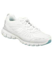 See just how far you can go. Built for responsive shock absorption and dynamic rebound, the Run Long Distance sneakers by Skechers are comfortably customized by your gait. See just how far you can go. Built for responsive shock absorption and dynamic rebound, the Run Long Distance sneakers by Skechers are comfortably customized by your gait.