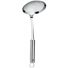 This WMF Profi Plus strainer's fine mesh scoop is ideal for making sauces, gravies and vegetables and doubles as a sifter for dusting a cake with powdered sugar. This WMF Profi Plus strainer's fine mesh scoop is ideal for making sauces, gravies and vegetables and doubles as a sifter for dusting a cake with powdered sugar.