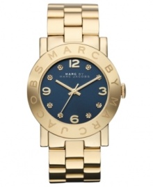 Bring the glitz with this eye-popping timepiece from Marc by Marc Jacobs. Bring the glitz with this eye-popping timepiece from Marc by Marc Jacobs.