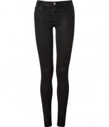 Build the foundations of your edgy urban wardrobe with Faith Connexions jet black super skinny coated jeans - Classic five-pocket style, button closure, belt loops - Extra form-fitting - A fashion-forward staple to pair with practically anything Build the foundations of your edgy urban wardrobe with Faith Connexions jet black super skinny coated jeans - Classic five-pocket style, button closure, belt loops - Extra form-fitting - A fashion-forward staple to pair with practically anything