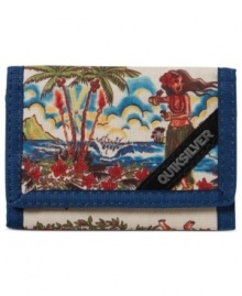 Card-carrying casual. This wallet from Quiksilver fits with your laid-back attitude. Card-carrying casual. This wallet from Quiksilver fits with your laid-back attitude.