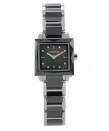 With a bold, structured design, this Carolee dress watch adds daring style to your evening. With a bold, structured design, this Carolee dress watch adds daring style to your evening.