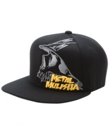 This graphic hat from Metal Mulisha gets your street style on lock. This graphic hat from Metal Mulisha gets your street style on lock.