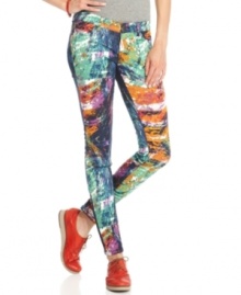 Rad to the bone, these five-pocket skinnies from Celebrity Pink Jeans were made to brighten-up your day (and light-up your night!) Rad to the bone, these five-pocket skinnies from Celebrity Pink Jeans were made to brighten-up your day (and light-up your night!)