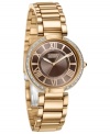 This d'Orsay collection watch from Citizen epitomizes feminine luxury with rosy hues and glistening diamond accents.