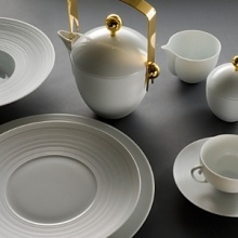 The Hemisphere is quintessential J.L Coquet. Celebrating its 10th anniversary in 2009, and still a timelessly innovative shape. Sculpted by hand, each piece reveals rare French craftsmanship that stands the test of time. The range is available in the purest white as well as eight metallic versions and fourteen colors that can all mix and match to create a fresh casual feel or a contemporary formal tablescape. Hemisphere is pure, simple and elegant. The Hemisphere is quintessential J.L Coquet. Celebrating its 10th anniversary in 2009, and still a timelessly innovative shape. Sculpted by hand, each piece reveals rare French craftsmanship that stands the test of time. The range is available in the purest white as well as eight metallic versions and fourteen colors that can all mix and match to create a fresh casual feel or a contemporary formal tablescape. Hemisphere is pure, simple and elegant.