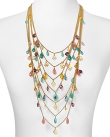 Inspired by Palm Beach's most glamourous address, this beaded necklace from Lauren by Ralph Lauren perfects rich, layered accessorizing. Inspired by Palm Beach's most glamourous address, this beaded necklace from Lauren by Ralph Lauren perfects rich, layered accessorizing.