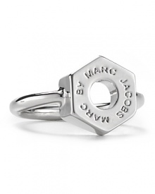Fashion hardware from the ultimate it-brand. MARC BY MARC JACOBS' plated bolt-shaped ring is fixing to be a favorite. Fashion hardware from the ultimate it-brand. MARC BY MARC JACOBS' plated bolt-shaped ring is fixing to be a favorite.