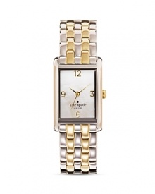 With pretty polish and elegance, kate spade new york's bracelet watch keeps you on schedule in spades. With pretty polish and elegance, kate spade new york's bracelet watch keeps you on schedule in spades.