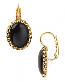 Delight in kate spade new york's take on nautical style. Of course, these beauties are oh so ship shape cast in plated gold and accented by colored stones. Delight in kate spade new york's take on nautical style. Of course, these beauties are oh so ship shape cast in plated gold and accented by colored stones.
