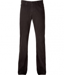 Stylish straight leg Prot?g? jeans by the In denim label Adriano Goldschmied out of L. A. - Straight cut, straight leg - Dark brown, lightly washed denim - Coin pocket with typical zig-zag stitching and embroidered logo on the back pocket - Button close with zip - Perfect for parties or afternoon dates at the caf? - Ideally suited for sneakers or cool boots Stylish straight leg Prot?g? jeans by the In denim label Adriano Goldschmied out of L. A. - Straight cut, straight leg - Dark brown, lightly washed denim - Coin pocket with typical zig-zag stitching and embroidered logo on the back pocket - Button close with zip - Perfect for parties or afternoon dates at the caf? - Ideally suited for sneakers or cool boots