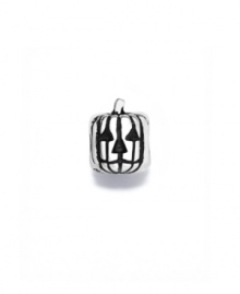 Cause a fright with this carved pumpkin bead crafted in sterling silver. Donatella is a playful collection of charm bracelets and necklaces that can be personalized to suit your style! Available exclusively at Macy's. Cause a fright with this carved pumpkin bead crafted in sterling silver. Donatella is a playful collection of charm bracelets and necklaces that can be personalized to suit your style! Available exclusively at Macy's.