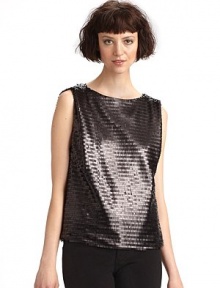 THE LOOKBoatneckSleevelessDraped backPull-on styleTHE FITAbout 22 from shoulder to hemTHE MATERIALPolyesterAcetate liningCARE & ORIGINSpot cleanImported THE LOOKBoatneckSleevelessDraped backPull-on styleTHE FITAbout 22 from shoulder to hemTHE MATERIALPolyesterAcetate liningCARE & ORIGINSpot cleanImported