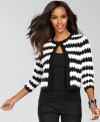 With its sublime take on stripes, this cardigan from INC makes an easy way to add patterned into your wardrobe.