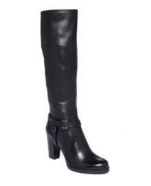 Tahari's Joey tall dress boots give your cool-weather looks a hint of elegance and sophistication without too many distracting details. Tahari's Joey tall dress boots give your cool-weather looks a hint of elegance and sophistication without too many distracting details.