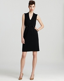 This kate spade new york dress offers a sophisticated take on the LBD with a clean silhouette and crisp tailoring. Pair with polished pumps and a dash of pearls. This kate spade new york dress offers a sophisticated take on the LBD with a clean silhouette and crisp tailoring. Pair with polished pumps and a dash of pearls.