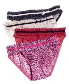 Seduction doesn't get any sweeter than b.tempt'd by Wacoal's ruffled bikini. Style #978153 Seduction doesn't get any sweeter than b.tempt'd by Wacoal's ruffled bikini. Style #978153