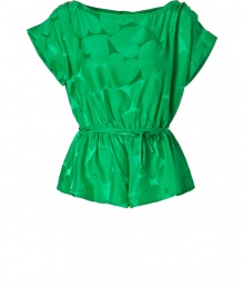 Bring bold style to your look with this whimsical, heart-laden top from Marc by Marc Jacobs - Bateau neck, cuffed short sleeves, tie-belt at waist, all-over heart print - Wear with a pencil skirt and heels or high-waisted trousers and peep-toe pumps Bring bold style to your look with this whimsical, heart-laden top from Marc by Marc Jacobs - Bateau neck, cuffed short sleeves, tie-belt at waist, all-over heart print - Wear with a pencil skirt and heels or high-waisted trousers and peep-toe pumps