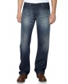 These great looking and comfortably fitted straight leg jeans by Levi's are the perfect complement to your casual look.