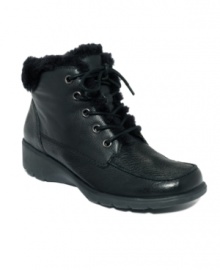 Get ready for the blustery season with the comfortable Wallrock booties by Easy Spirit. Featuring a small wedge for elevation, they work well as a chic winter weather shoe alternative. Get ready for the blustery season with the comfortable Wallrock booties by Easy Spirit. Featuring a small wedge for elevation, they work well as a chic winter weather shoe alternative.