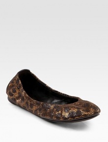 EXCLUSIVELY AT SAKS. Textured metallic leather in a wildly chic leopard print, backed by a signature logo at the heel. Leather and leopard-print metallic leather upperLeather liningRubber solePadded insoleImported EXCLUSIVELY AT SAKS. Textured metallic leather in a wildly chic leopard print, backed by a signature logo at the heel. Leather and leopard-print metallic leather upperLeather liningRubber solePadded insoleImported