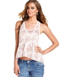 A little bit boho and totally chic, this breezy tank top from Buffalo David Bitton adds interest to jeans. The faded circles print gives it vintage appeal, too! A little bit boho and totally chic, this breezy tank top from Buffalo David Bitton adds interest to jeans. The faded circles print gives it vintage appeal, too!