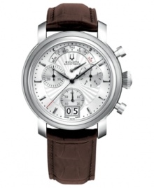 Combining innovative craftsmanship with classic design: the Swiss-made Amerigo watch collection from Bulova Accutron. Combining innovative craftsmanship with classic design: the Swiss-made Amerigo watch collection from Bulova Accutron.
