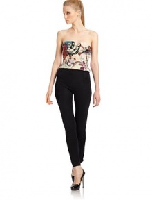 THE LOOKOrnately beaded and sequined bodice in a colorful floral patternSweetheart necklineFull underwireSide zipperTHE FITAbout 11 from top to hemTHE MATERIALPolyamideSilk liningCARE & ORIGINDry cleanMade in ItalyModel shown is 5'10½ (179cm) wearing US size 2. THE LOOKOrnately beaded and sequined bodice in a colorful floral patternSweetheart necklineFull underwireSide zipperTHE FITAbout 11 from top to hemTHE MATERIALPolyamideSilk liningCARE & ORIGINDry cleanMade in ItalyModel shown is 5'10½ (179cm) wearing US size 2.