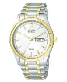 Crafted with timeless polish, this two-tone men's watch from Citizen sets the tone for everyday luxury.