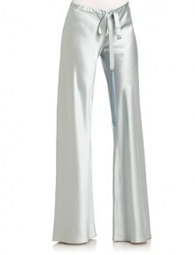 THE LOOKElastic waist with tassel drawstring tieFlat frontWide legTHE FITRise, about 8Inseam, 38THE MATERIALSilkCARE & ORIGINDry cleanMade in ItalyModel shown is 5'9½ (176cm) wearing US size 4. THE LOOKElastic waist with tassel drawstring tieFlat frontWide legTHE FITRise, about 8Inseam, 38THE MATERIALSilkCARE & ORIGINDry cleanMade in ItalyModel shown is 5'9½ (176cm) wearing US size 4.
