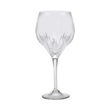 Delicately cut fine crystal stemware adds a graceful note to your formal dining. Shown from left to right: iced beverage, goblet, wine, flute. Delicately cut fine crystal stemware adds a graceful note to your formal dining. Shown from left to right: iced beverage, goblet, wine, flute.