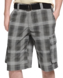 Follow all the right lines. These plaid shorts from American Rag are ready to rock your weekend. Follow all the right lines. These plaid shorts from American Rag are ready to rock your weekend.