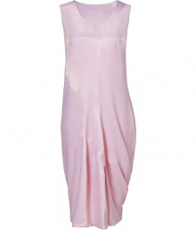 Romantic in rose with ultra modern seaming characteristic to the Jil Sander look, this sweet silk-blend sheath guarantees to uplift your cool cocktails look - Round neckline, thick straps, modern asymmetrical seaming throughout, pull-over style - Softly tailored fit, mid-length - Wear with streamline accessories and a cropped tailored jacket Romantic in rose with ultra modern seaming characteristic to the Jil Sander look, this sweet silk-blend sheath guarantees to uplift your cool cocktails look - Round neckline, thick straps, modern asymmetrical seaming throughout, pull-over style - Softly tailored fit, mid-length - Wear with streamline accessories and a cropped tailored jacket