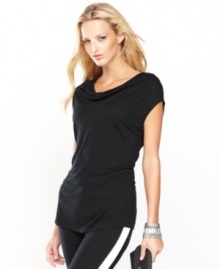 Subtle seduction is the name of the game, and INC knows how to play along. A petite cowlneck top features an open-lace back dotted with sparkling sequins. (Clearance) Subtle seduction is the name of the game, and INC knows how to play along. A petite cowlneck top features an open-lace back dotted with sparkling sequins. (Clearance)