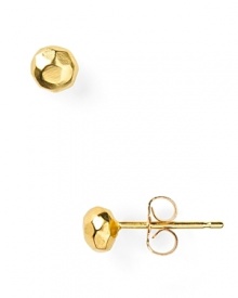 Give your lobes a textural makeover with Dogeared's gilded studs. Worn with color-pop denim or frilly frocks, these faceted baubles are golden go-tos. Give your lobes a textural makeover with Dogeared's gilded studs. Worn with color-pop denim or frilly frocks, these faceted baubles are golden go-tos.