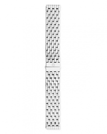 Give your watch a high-shine makeover with Michele's bracelet strap -- the silver-tone band is a luxe addition to your wristwear. Give your watch a high-shine makeover with Michele's bracelet strap -- the silver-tone band is a luxe addition to your wristwear.
