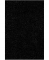Add rich, shimmering black texture to any modern room with the Metallic area rug from Dalyn. Hand-tufted of soft polyester, this high-luster shag area rug puts comfort and fun back in floor decor.