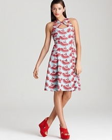 From the vibrant print to the summer-ready silhouette, this Nanette Lepore dress is a must-have for warm-weather chic.