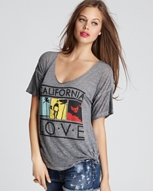 Show your love for the Golden State in this Rebel Yell tee, emblazoned with a California-cool graphic. Show your love for the Golden State in this Rebel Yell tee, emblazoned with a California-cool graphic.