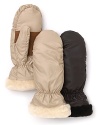 Genuine shearling lends warmth and style to these winter-essential mittens from UGG® Australia.