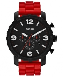 A bold and versatile timepiece from Fossil's Nate collection that allows you to look stylish in any setting. A bold and versatile timepiece from Fossil's Nate collection that allows you to look stylish in any setting.