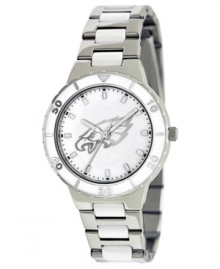 Root for your team 24/7 with this sporty watch from Game Time. Features a Philadelphia Eagles logo at the dial. Root for your team 24/7 with this sporty watch from Game Time. Features a Philadelphia Eagles logo at the dial.
