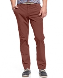 Make a statement this summer with your dockside style. These colored chinos from Sons of Intrigue are current style favorites. Make a statement this summer with your dockside style. These colored chinos from Sons of Intrigue are current style favorites.