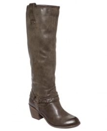 Place the Palomino boots on your fall must-have list. This gorgeous style by Rebels features a rounded closed toe and a small stacked heel. Place the Palomino boots on your fall must-have list. This gorgeous style by Rebels features a rounded closed toe and a small stacked heel.
