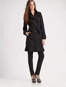 Impeccably tailored, featuring front and back seamed creases and an ultra-sleek flat front.Self waistbandZip fly with hook-and-tab-closureSeamed front and back creasesInseam, about 3063% polyester/27% viscose/7% cotton/3% elastaneDry cleanMade in Italy of imported fabric Impeccably tailored, featuring front and back seamed creases and an ultra-sleek flat front.Self waistbandZip fly with hook-and-tab-closureSeamed front and back creasesInseam, about 3063% polyester/27% viscose/7% cotton/3% elastaneDry cleanMade in Italy of imported fabric