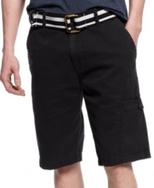 Stay neutral. Dress these dark American Rag shorts up or down for an everyday addition that easily plays both sides. Stay neutral. Dress these dark American Rag shorts up or down for an everyday addition that easily plays both sides.