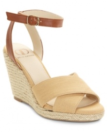 For those causal khaki days, Kelsi Dagger's Quinella platform wedge sandals are the perfect pick. For those causal khaki days, Kelsi Dagger's Quinella platform wedge sandals are the perfect pick.